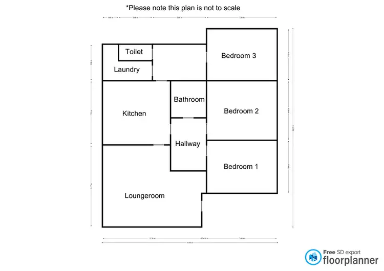 Floorplan of Homely house listing, 40 Leahy Street, Nhill VIC 3418