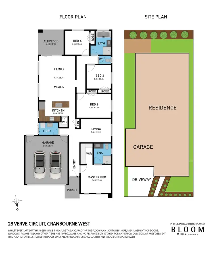 Floorplan of Homely house listing, 28 Verve Circuit, Cranbourne West VIC 3977