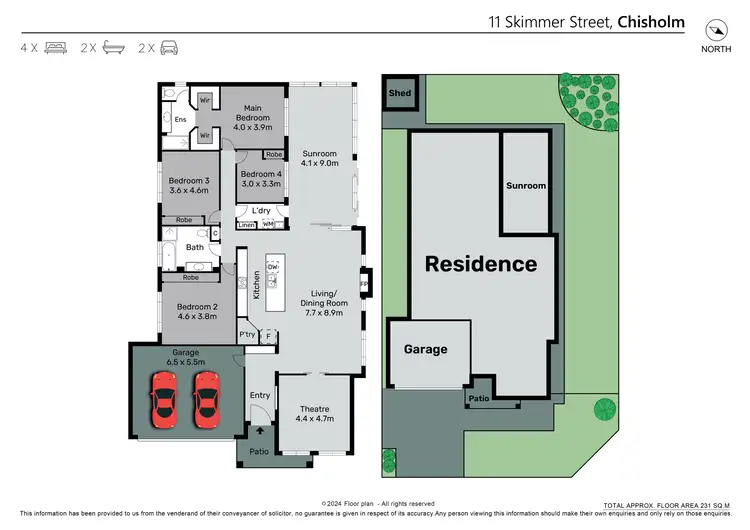 Floorplan of Homely house listing, 11 Skimmer Street, Chisholm NSW 2322