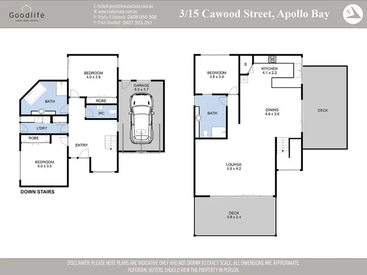 Floorplan of Homely townhouse listing, 3/15 Cawood Street, Apollo Bay VIC 3233