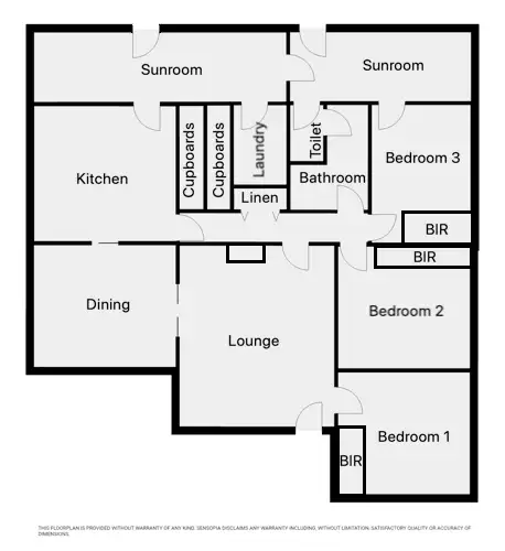 Floorplan of Homely house listing, 11 THE AVENUE, Warracknabeal VIC 3393