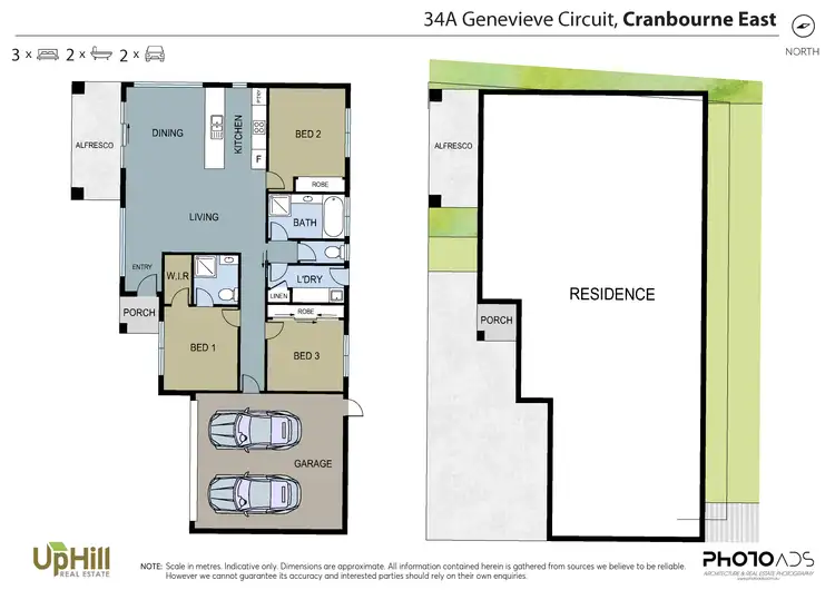 Floorplan of Homely house listing, 34A Genevieve Circuit, Cranbourne East VIC 3977