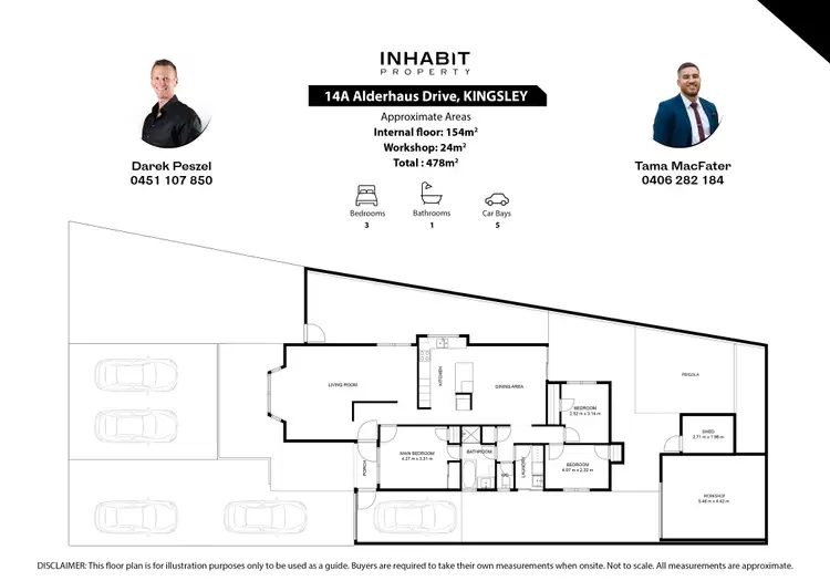 Floorplan of Homely house listing, 14A Alderhaus Drive, Kingsley WA 6026