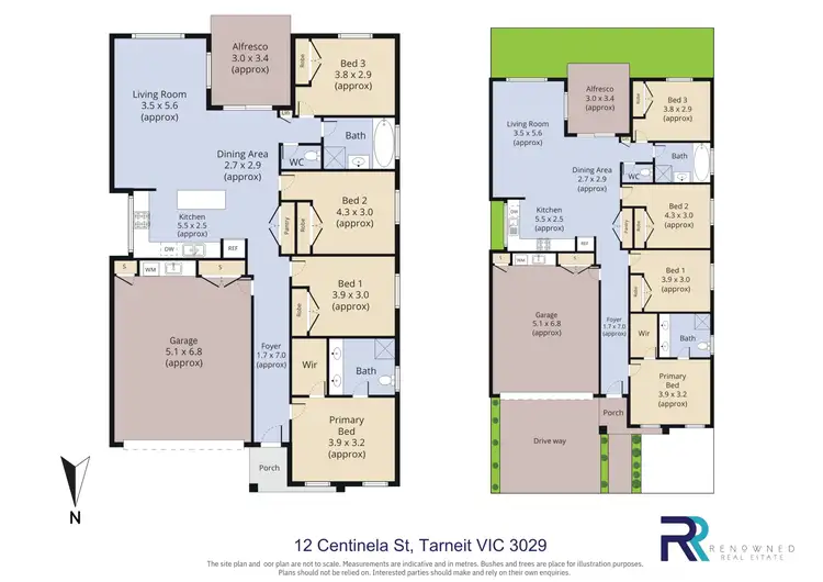 Floorplan of Homely house listing, 12 Centinela Street, Tarneit VIC 3029