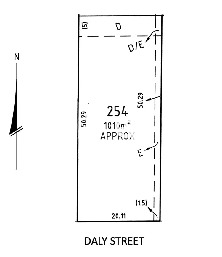 Floorplan of Homely land listing, 21 Daly Street, Springton SA 5235