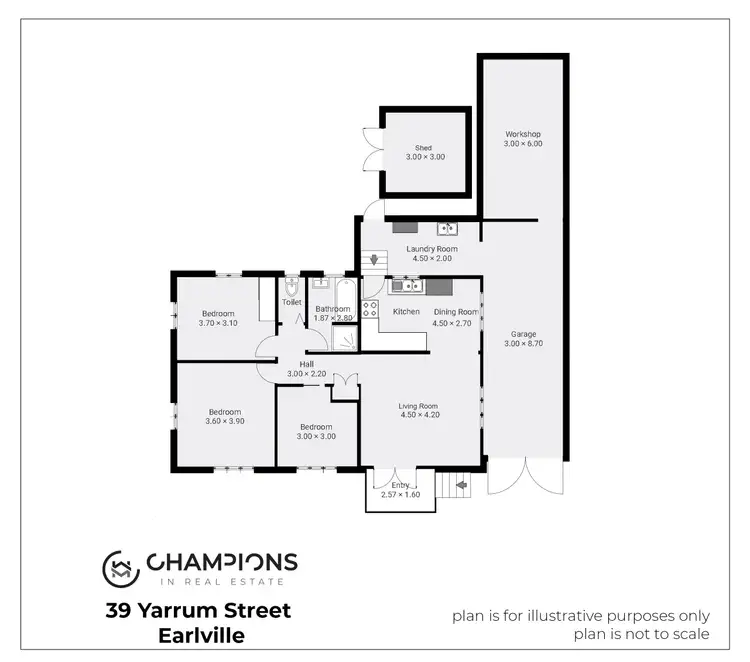 Floorplan of Homely house listing, 39 Yarrum Street, Earlville QLD 4870