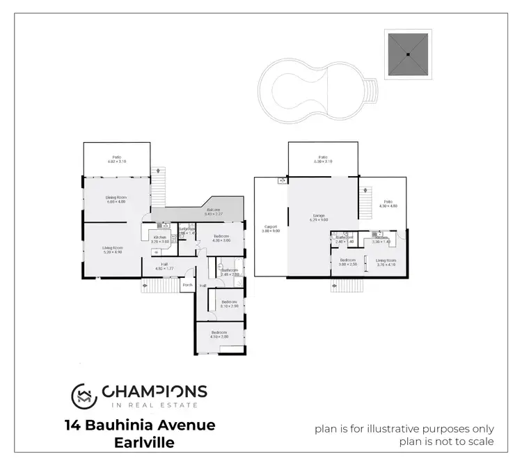 Floorplan of Homely house listing, 14 Bauhinia Avenue, Earlville QLD 4870
