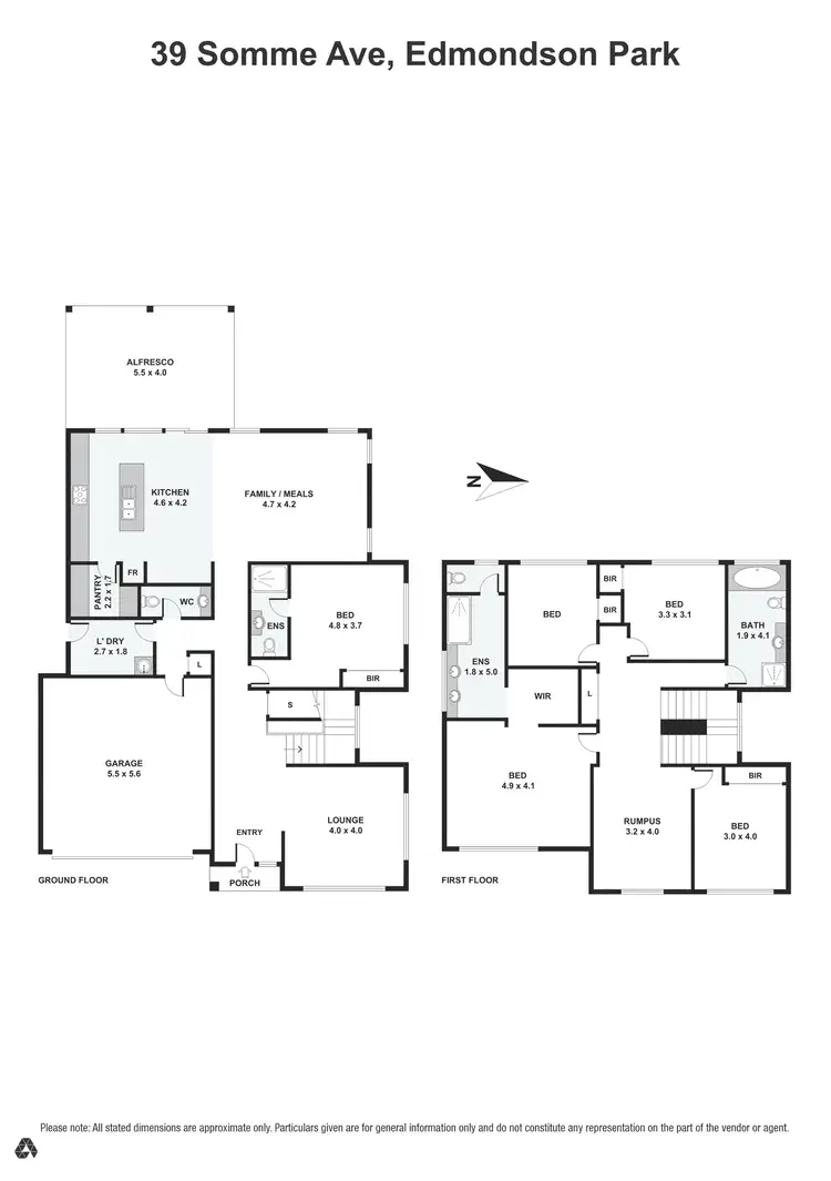 Floorplan of Homely house listing, 39 Somme Avenue, Edmondson Park NSW 2174
