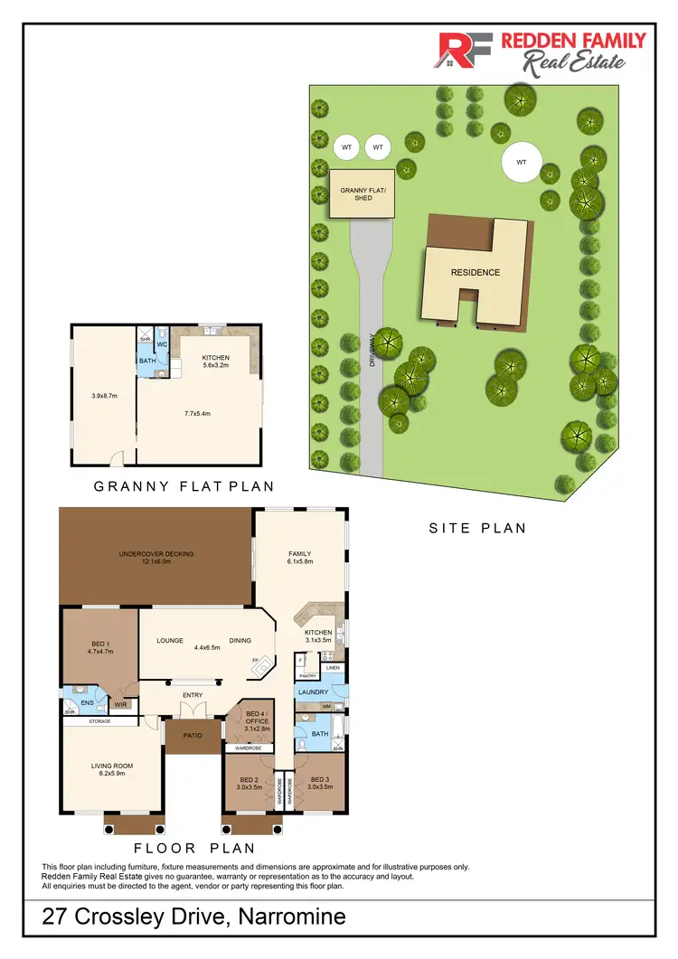 Floorplan of Homely house listing, 27 Crossley Drive, Narromine NSW 2821