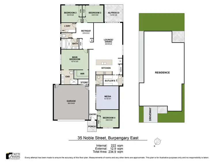 Floorplan of Homely house listing, 35 Noble Street, Burpengary East QLD 4505