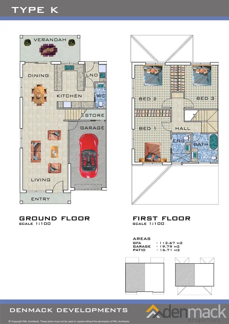 Floorplan of Homely townhouse listing, 40/179 Brays Road, Griffin QLD 4503