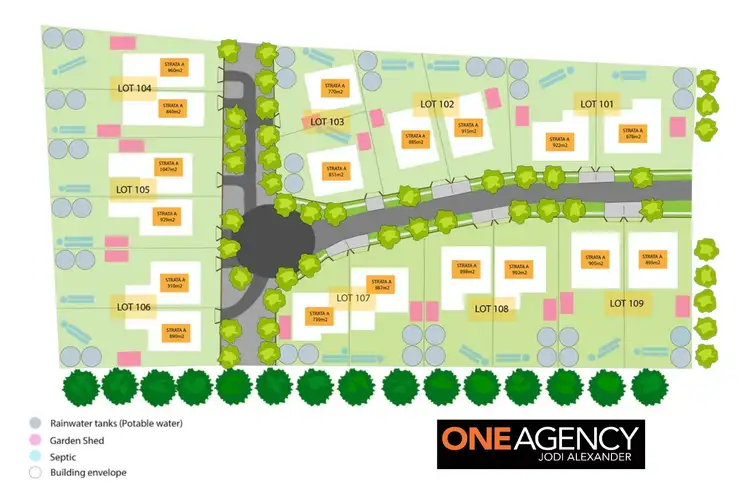 Floorplan of Homely land listing, 109A and Lot 109B, 622 Snowy Mountains Highway, Cooma NSW 2630