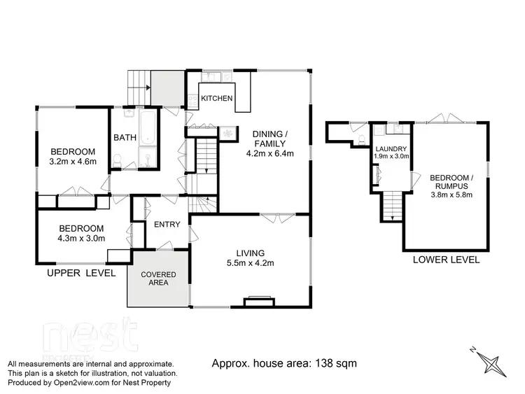 Floorplan of Homely house listing, 1/20 Richardson Avenue, Dynnyrne TAS 7005