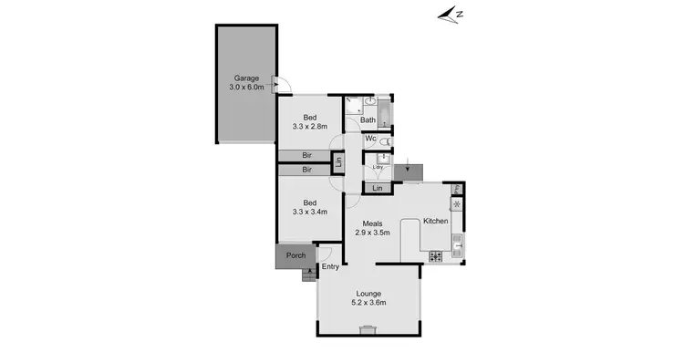 Floorplan of Homely unit listing, 3/12 Thornhill Road, Highton VIC 3216