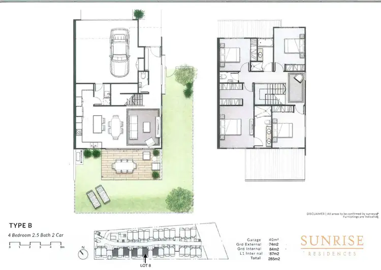 Floorplan of Homely townhouse listing, 8/19 Sunrise Court, Merrimac QLD 4226