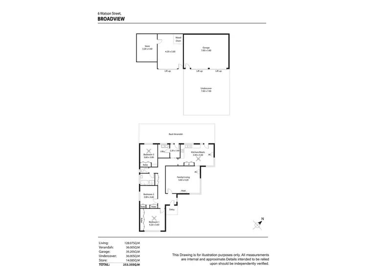 Floorplan of Homely house listing, 6 Watson Avenue, Broadview SA 5083