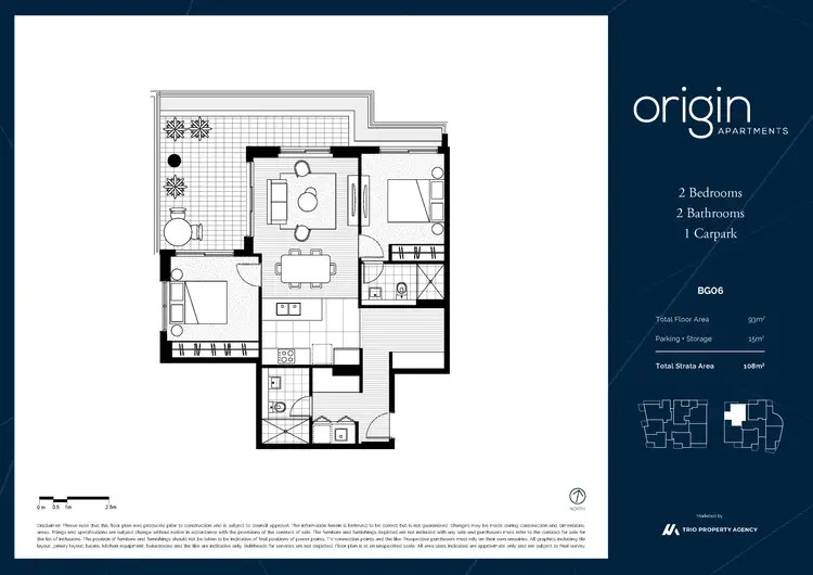 Floorplan of Homely apartment listing, G06/1B Crandon Road, Epping NSW 2121
