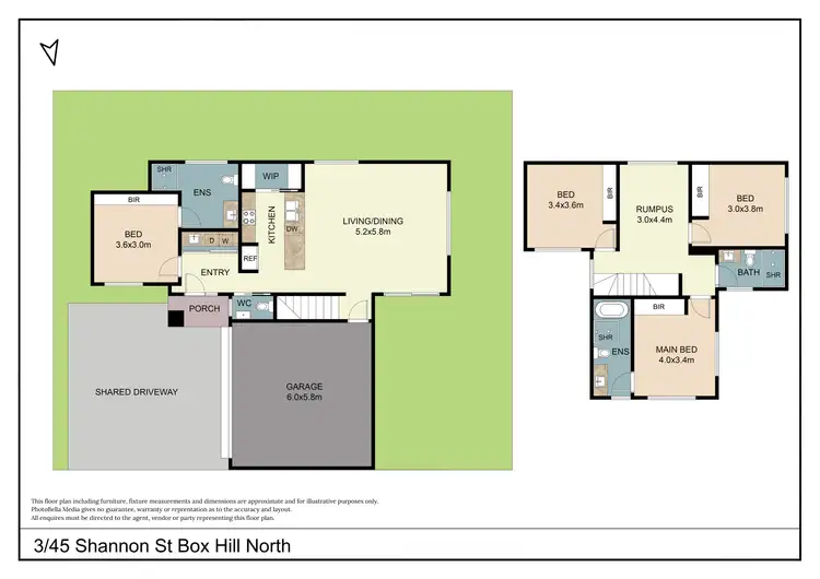 Floorplan of Homely house listing, 45 Shannon Street, Box Hill North VIC 3129