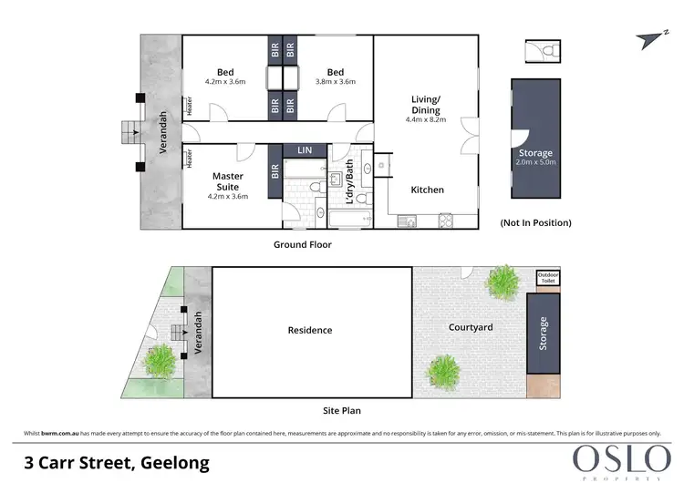 Floorplan of Homely house listing, 3 Carr Street, Geelong VIC 3220