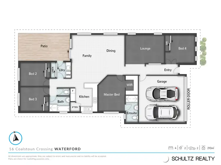 Floorplan of Homely house listing, 16 Coalstoun Crossing, Waterford QLD 4133