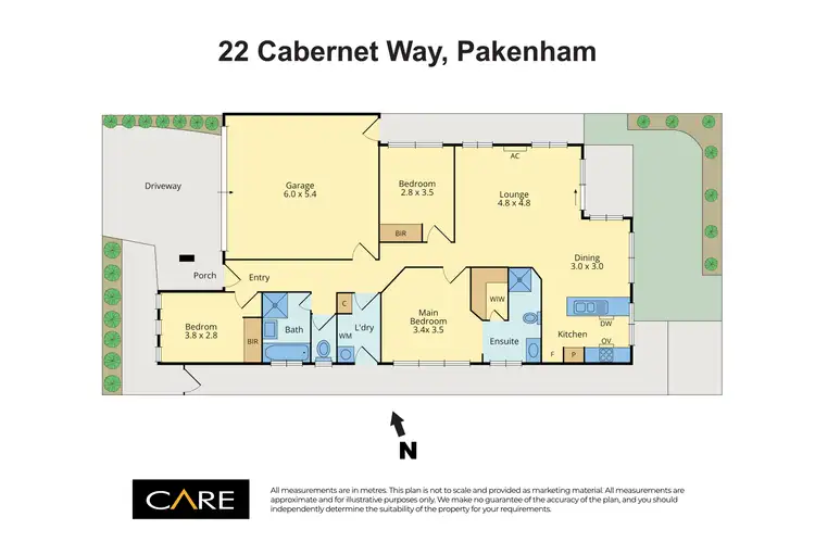 Floorplan of Homely house listing, 22 Cabernet Way, Pakenham VIC 3810