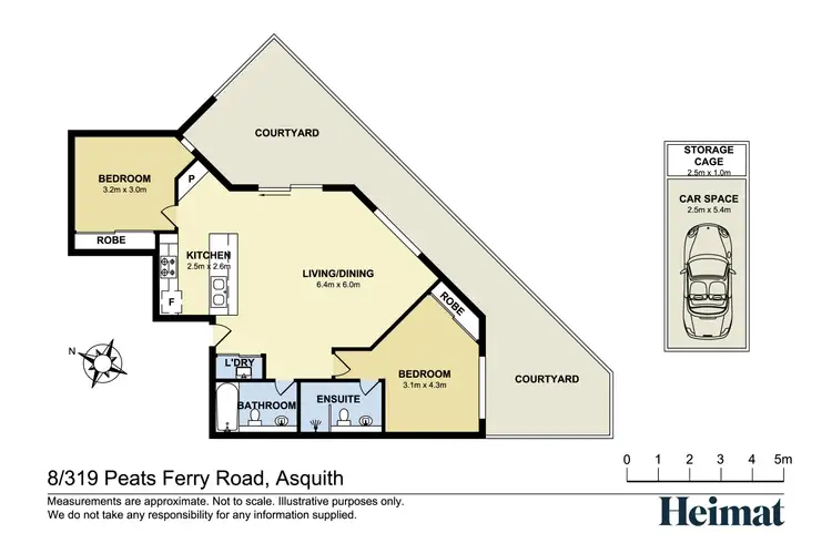 Floorplan of Homely apartment listing, 8/319 Peats Ferry Road, Asquith NSW 2077