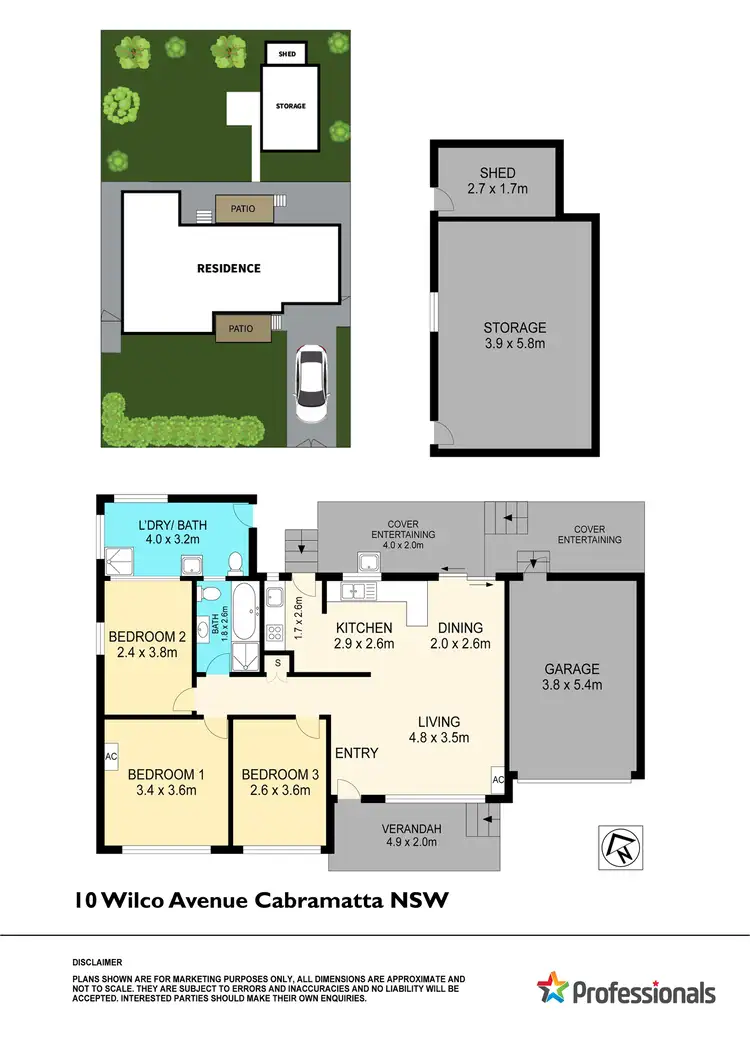 Floorplan of Homely house listing, 10 Wilco Avenue, Cabramatta West NSW 2166