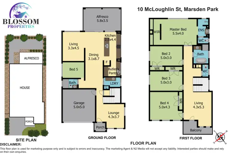 Floorplan of Homely house listing, 10 McLoughlin Street, Marsden Park NSW 2765