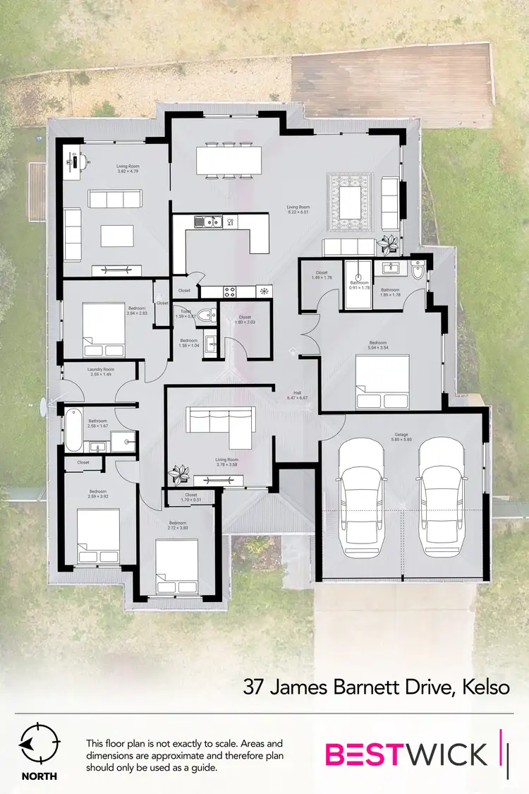 Floorplan of Homely house listing, 37 James Barnet Drive, Kelso NSW 2795