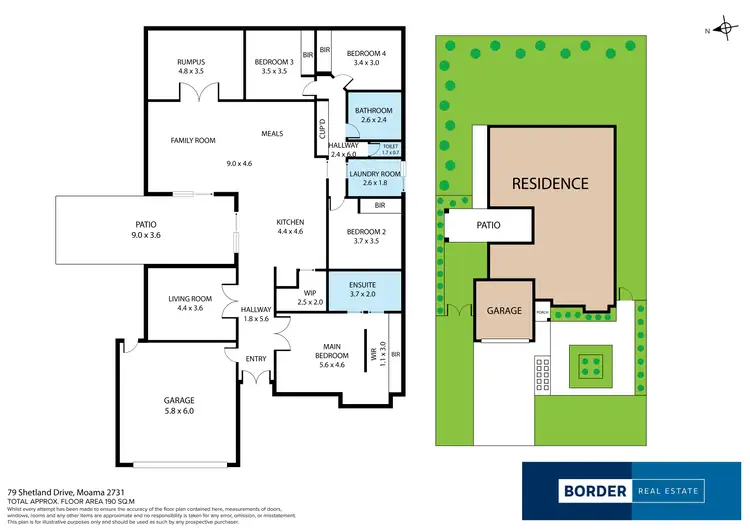Floorplan of Homely house listing, 79 Shetland Drive, Moama NSW 2731