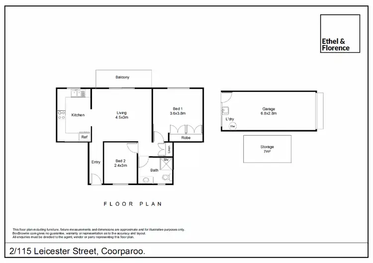 Floorplan of Homely apartment listing, 2/115 Leicester Street, Coorparoo QLD 4151