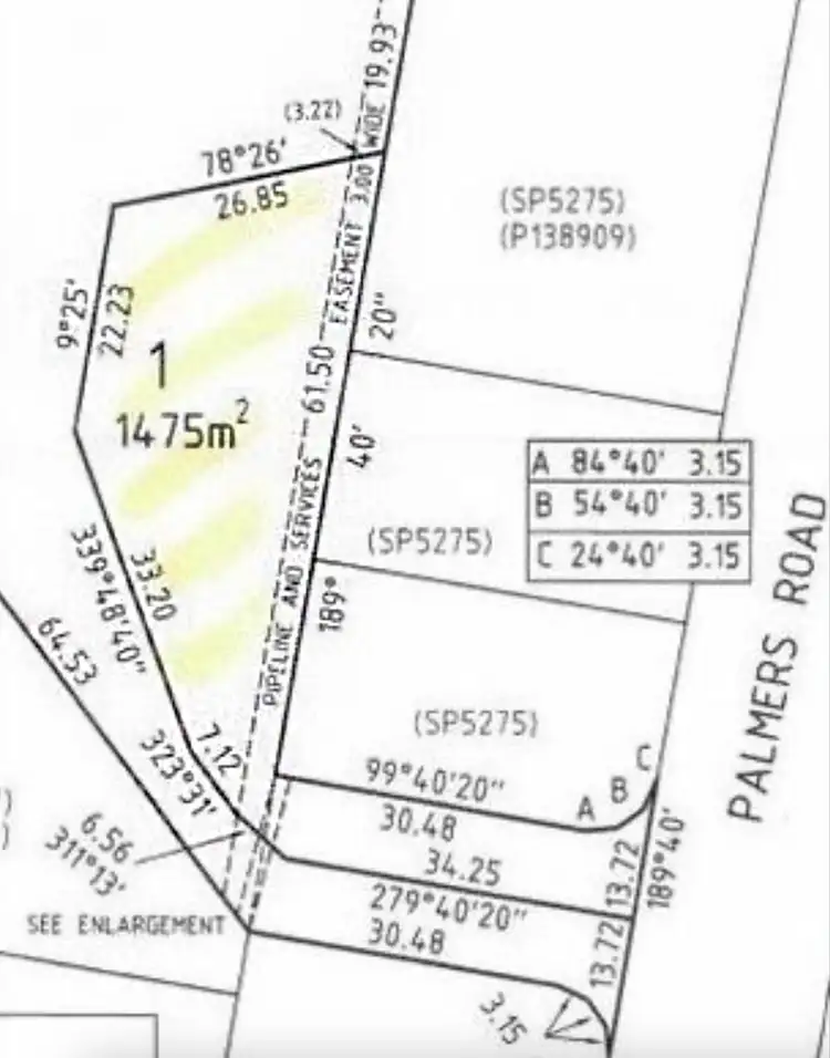 Floorplan of Homely land listing, LOT 1 Palmers Road, Latrobe TAS 7307