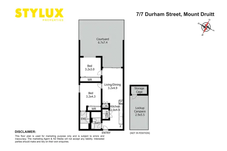 Floorplan of Homely unit listing, 7/7 Durham Street, Mount Druitt NSW 2770