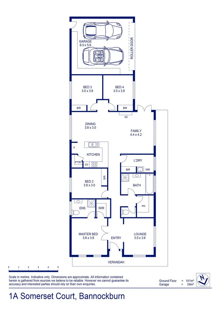 Floorplan of Homely house listing, 1A Somerset Court, Bannockburn VIC 3331
