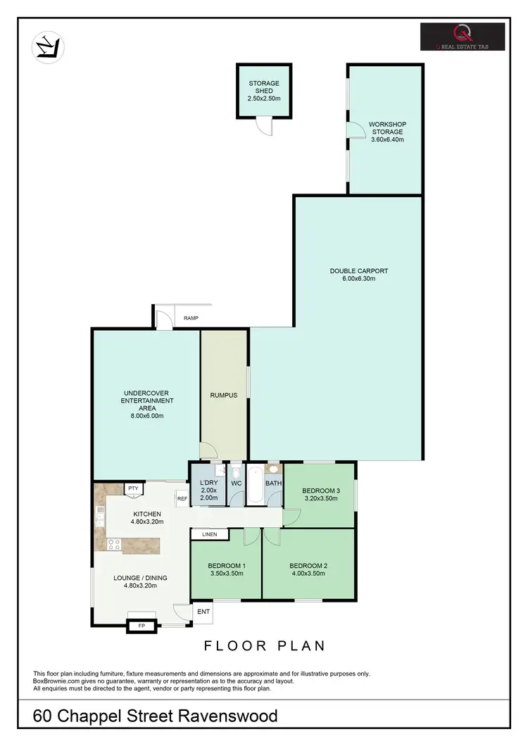 Floorplan of Homely house listing, 60 Chappel street, Ravenswood TAS 7250