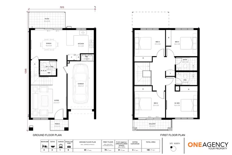 Floorplan of Homely townhouse listing, Address available on request