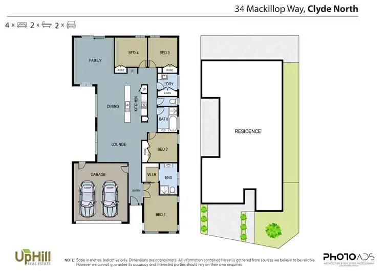 Floorplan of Homely house listing, 34 Mackillop way, Clyde North VIC 3978