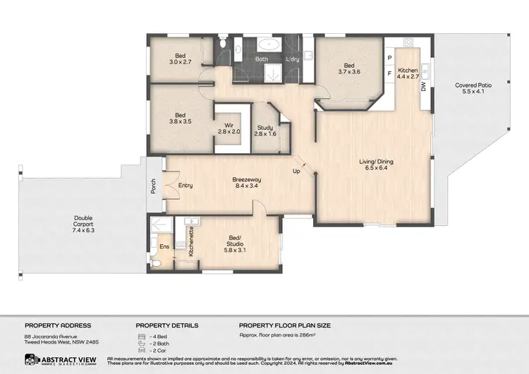 Floorplan of Homely house listing, 88 Jacaranda Avenue, Tweed Heads West NSW 2485