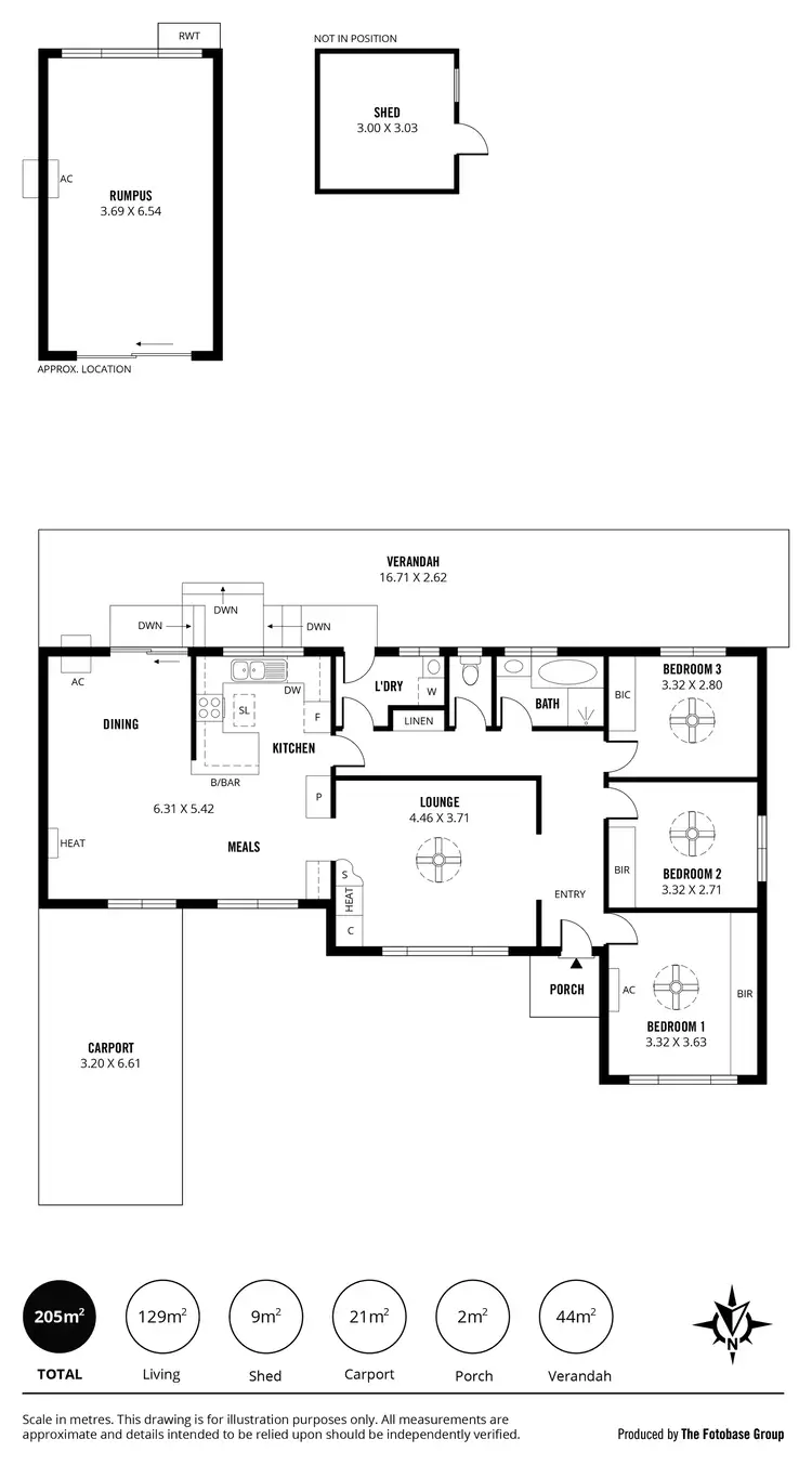 Floorplan of Homely house listing, 8 Josephine Street, Highbury SA 5089