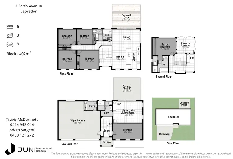 Floorplan of Homely house listing, 3 Fourth Avenue, Labrador QLD 4215