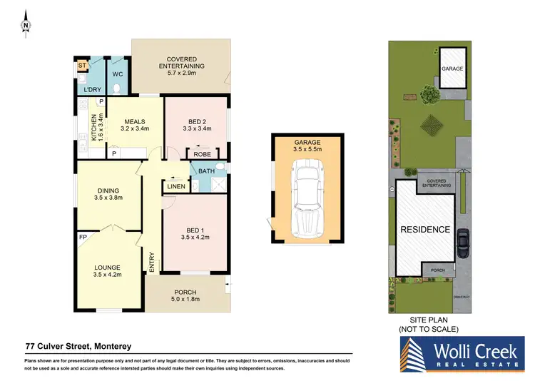 Floorplan of Homely house listing, 77 Culver Street, Monterey NSW 2217