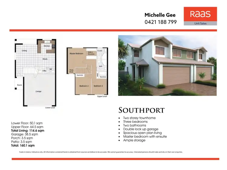 Floorplan of Homely townhouse listing, 7/26 Yaun Street, Coomera QLD 4209