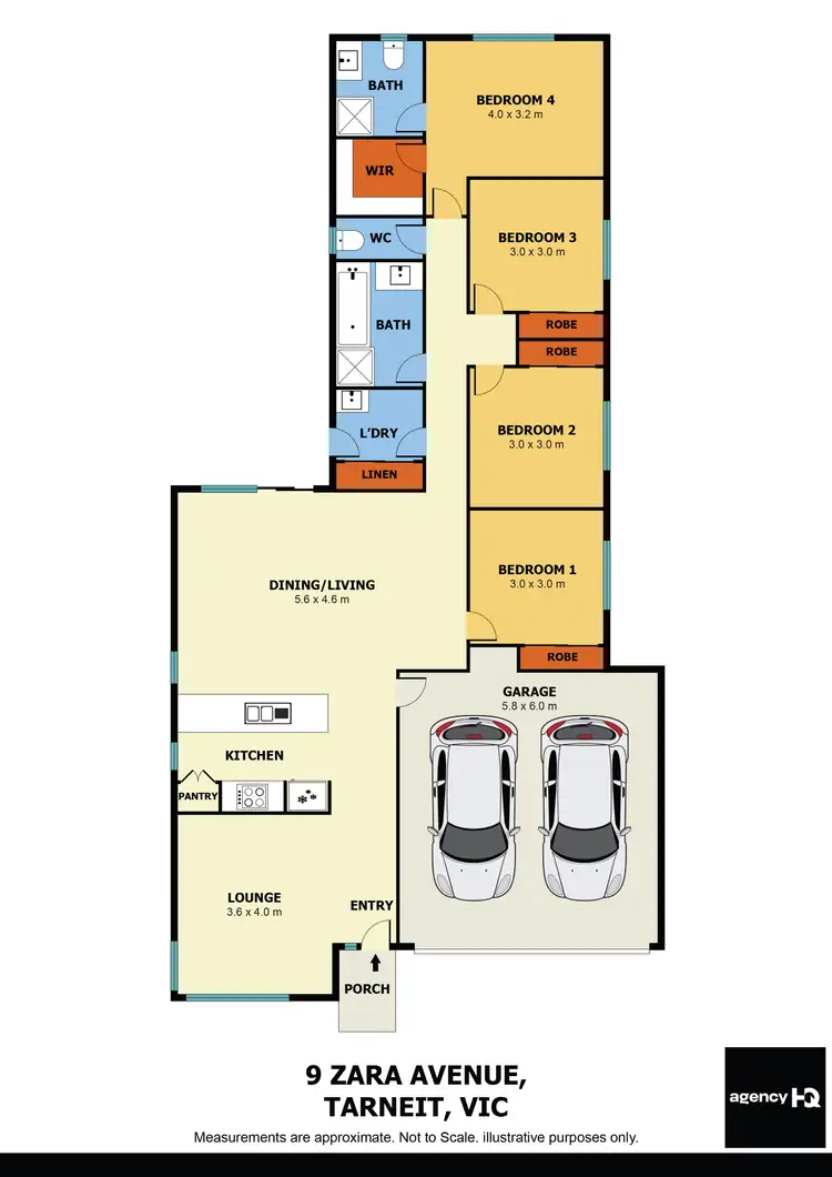 Floorplan of Homely house listing, 9 Zara Avenue, Tarneit VIC 3029