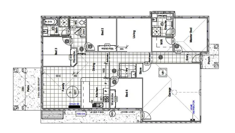Floorplan of Homely house listing, 44 Gillian Drive, Coomera QLD 4209