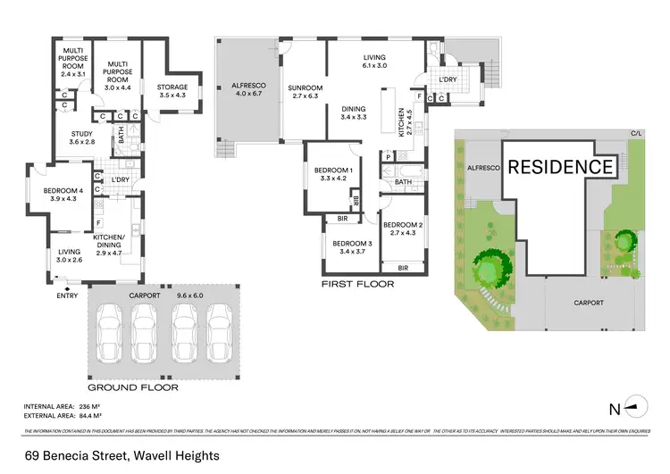 Floorplan of Homely house listing, 69 Benecia Street, Wavell Heights QLD 4012