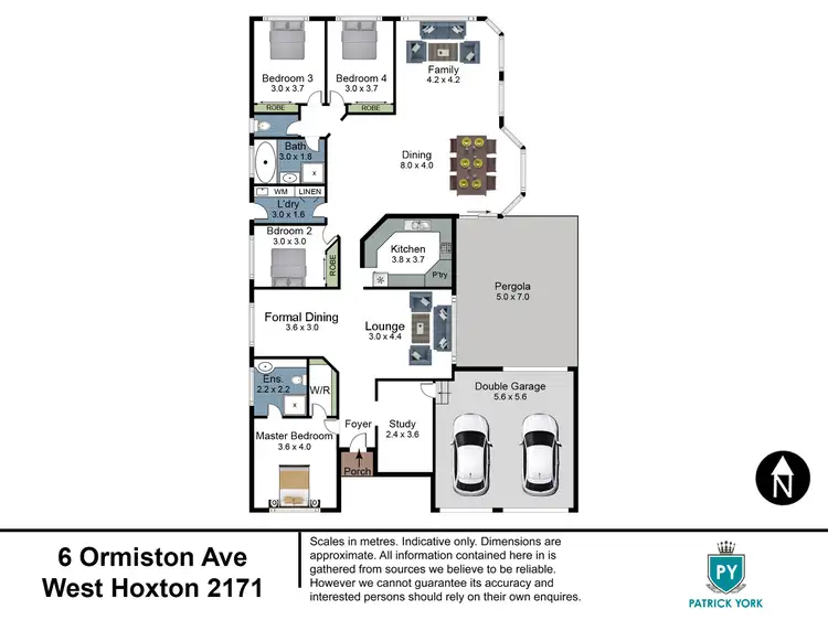Floorplan of Homely house listing, 6 Ormiston Avenue, West Hoxton NSW 2171