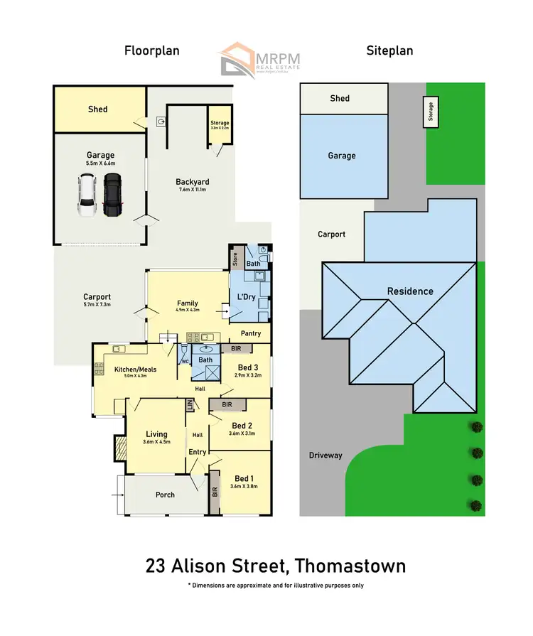 Floorplan of Homely house listing, 23 Alison Street, Thomastown VIC 3074