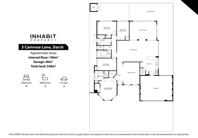 Floorplan of Homely house listing, 3 Camrose Lane, Darch WA 6065