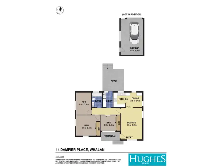 Floorplan of Homely house listing, 14 Dampier Place, Whalan NSW 2770