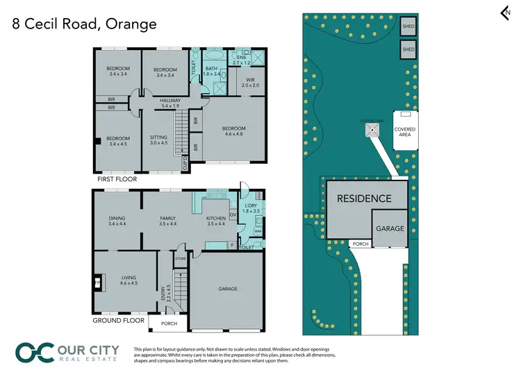 Floorplan of Homely house listing, 8 Cecil Road, Orange NSW 2800